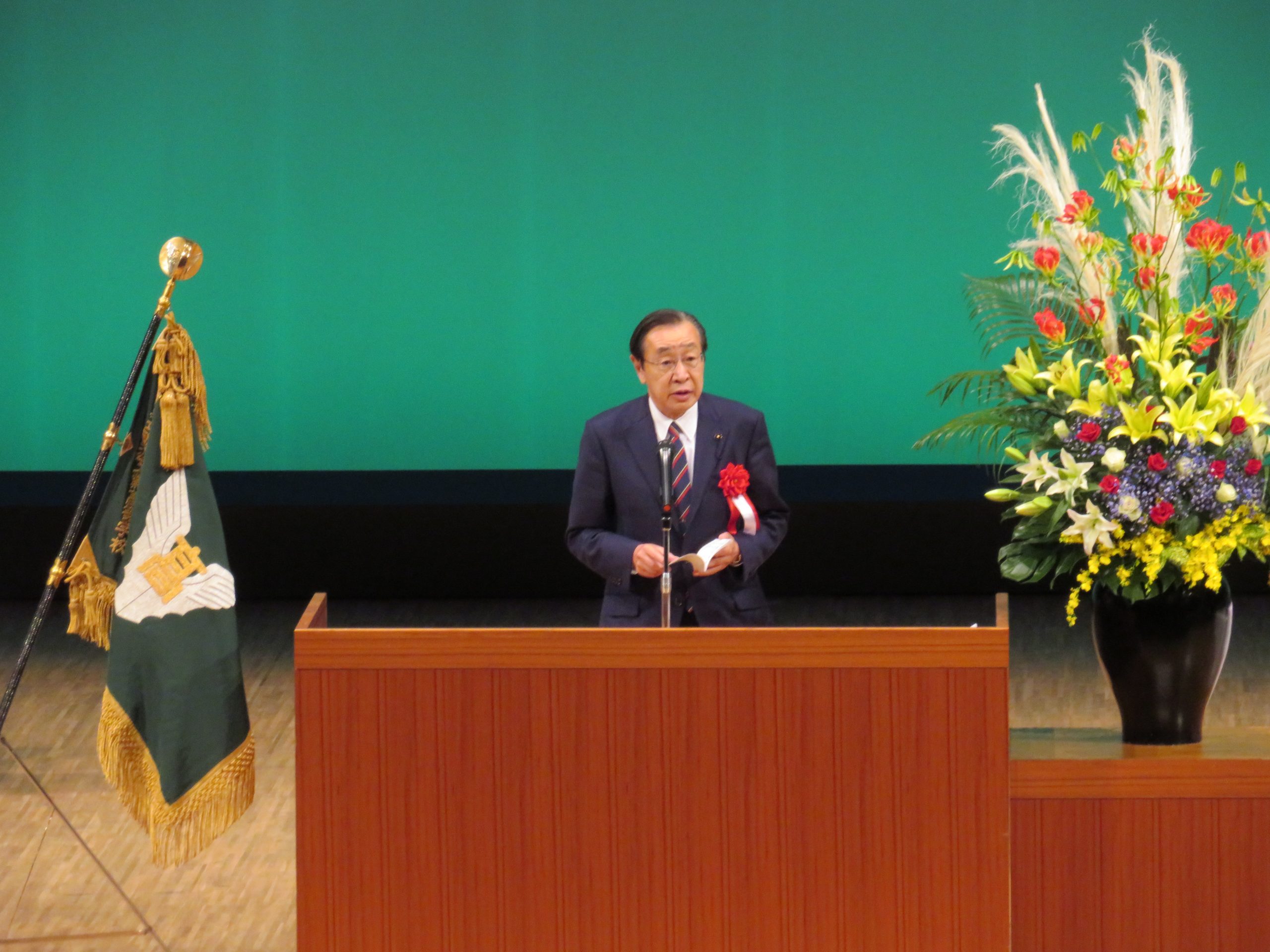 砺波工業高校創立60周年記念式典